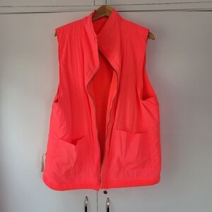 Free People Movement - Hit The Hills Reversible Neon Vest Coral Color